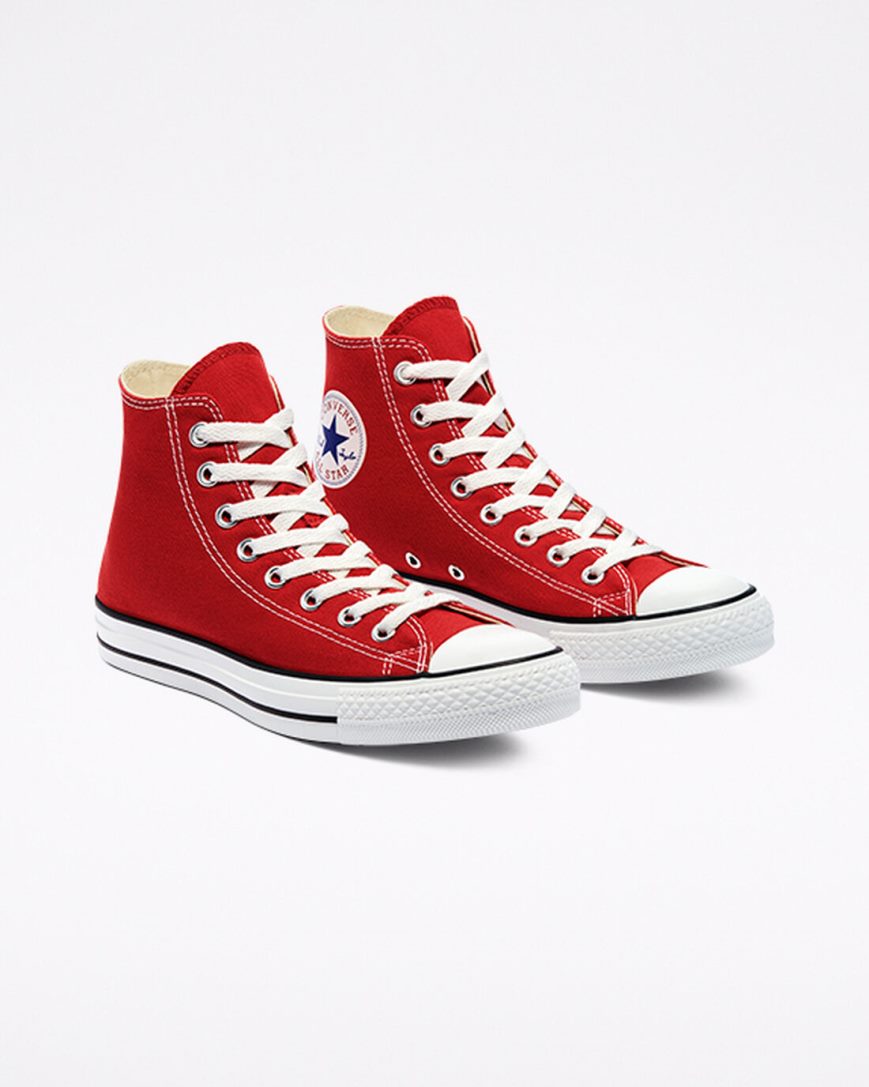 Zapatillas Altas Converse Chuck Taylor All Star Classic Mujer Rojas | PE PW2580